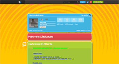 Desktop Screenshot of maxime-dedicaces.skyrock.com
