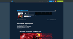 Desktop Screenshot of edward-alphonse-elric.skyrock.com