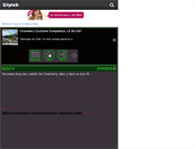Tablet Screenshot of chamberycc.skyrock.com