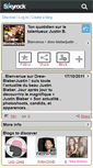 Mobile Screenshot of drew-bieberjustin.skyrock.com