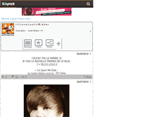 Tablet Screenshot of iiilovejustinbieber.skyrock.com