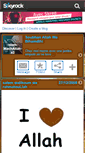 Mobile Screenshot of islam-machallah-x3.skyrock.com