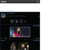 Tablet Screenshot of alexandra-burke.skyrock.com