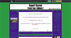 Desktop Screenshot of mouslima-rifia.skyrock.com