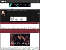 Tablet Screenshot of death-in-your-eyes.skyrock.com