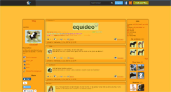 Desktop Screenshot of love-equideo.skyrock.com