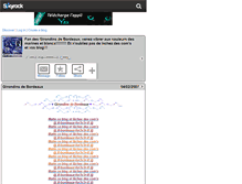 Tablet Screenshot of girondinsavie.skyrock.com