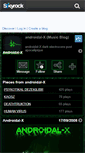Mobile Screenshot of androidal-x.skyrock.com