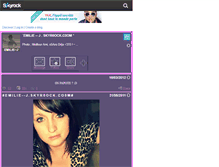 Tablet Screenshot of emilie--j.skyrock.com
