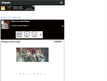 Tablet Screenshot of about-justin-bieber.skyrock.com
