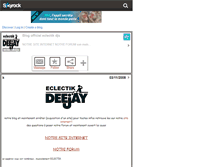 Tablet Screenshot of eclectikdjs.skyrock.com