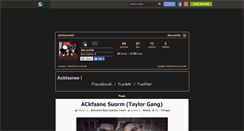 Desktop Screenshot of ackfaanee94.skyrock.com