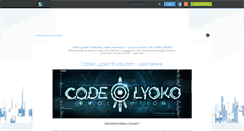 Desktop Screenshot of code-lyoko-evolution.skyrock.com