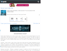 Tablet Screenshot of code-lyoko-evolution.skyrock.com