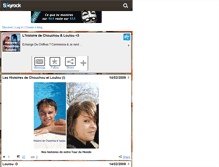 Tablet Screenshot of histoire-chouchou-loulou.skyrock.com