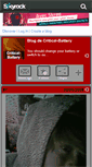 Mobile Screenshot of critical-battery.skyrock.com