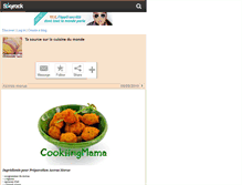 Tablet Screenshot of cookiingmama.skyrock.com