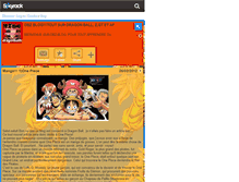 Tablet Screenshot of dragonballfan85.skyrock.com