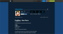 Desktop Screenshot of fanblog-onepiece.skyrock.com