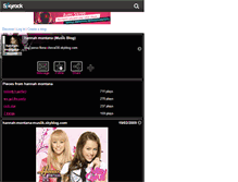 Tablet Screenshot of hannah-montana-musiik.skyrock.com