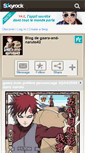 Mobile Screenshot of gaara-and-naruto42.skyrock.com