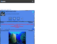 Tablet Screenshot of animaux--marins.skyrock.com