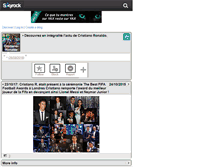 Tablet Screenshot of cristiano-ronaldo.skyrock.com