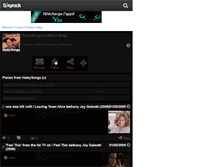 Tablet Screenshot of haleysongs.skyrock.com