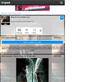 Tablet Screenshot of harrypotter-actu.skyrock.com