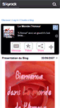 Mobile Screenshot of amour--amor--love.skyrock.com