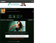 Tablet Screenshot of barbara-mori.skyrock.com