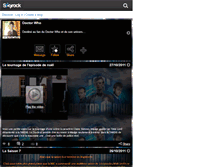 Tablet Screenshot of doctorwhotennant.skyrock.com