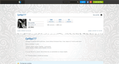 Desktop Screenshot of cynthya777.skyrock.com