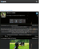 Tablet Screenshot of amis-de-lhomme.skyrock.com