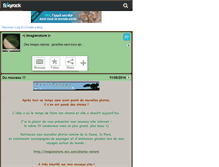 Tablet Screenshot of imagienature.skyrock.com