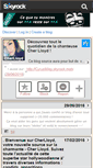 Mobile Screenshot of cherlloyd.skyrock.com