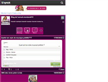 Tablet Screenshot of hannah-montana012.skyrock.com