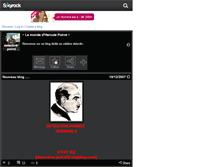 Tablet Screenshot of detective-poirot.skyrock.com
