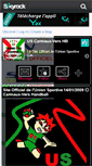 Mobile Screenshot of carmaux-handball.skyrock.com