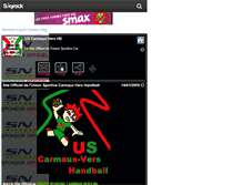 Tablet Screenshot of carmaux-handball.skyrock.com