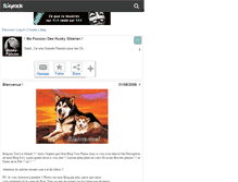 Tablet Screenshot of husky-passion.skyrock.com