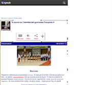 Tablet Screenshot of annuaire-des-gymnastes.skyrock.com