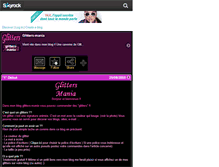 Tablet Screenshot of glitters-mania.skyrock.com