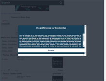 Tablet Screenshot of musicxthomas.skyrock.com