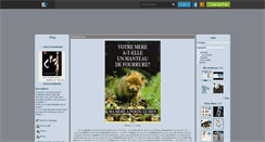 Desktop Screenshot of antii-fourrure.skyrock.com