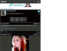 Tablet Screenshot of goth-julien.skyrock.com