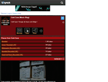 Tablet Screenshot of cold-case-music.skyrock.com