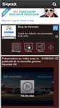 Mobile Screenshot of hyundai.skyrock.com