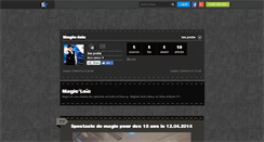 Desktop Screenshot of magic-loic.skyrock.com