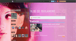 Desktop Screenshot of jojolamine.skyrock.com